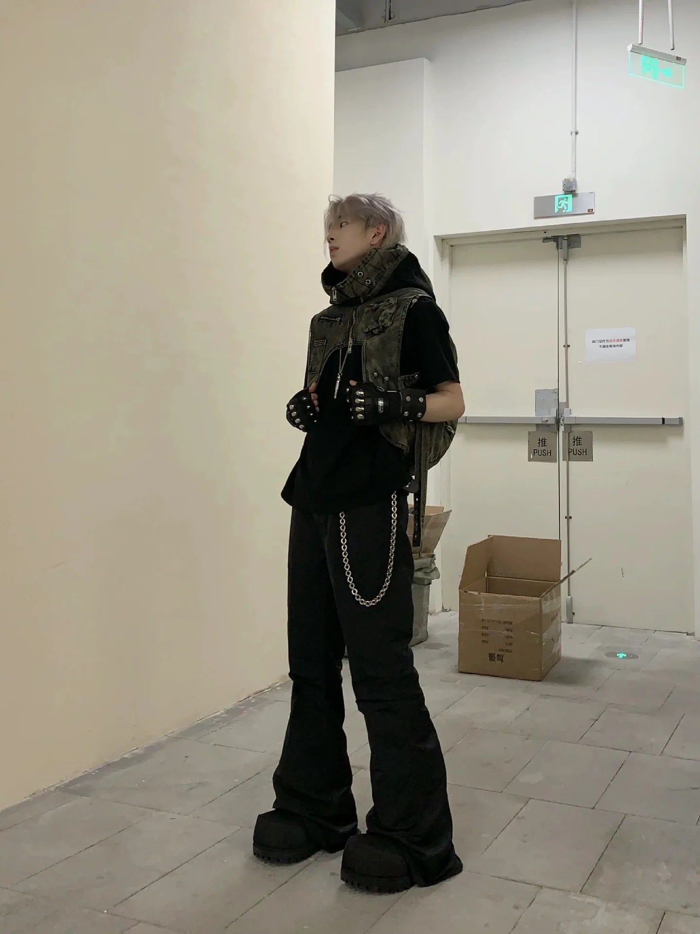 Bell-Bottoms Pants Cargo Sweatpants