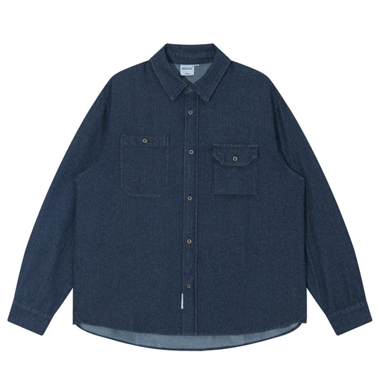 Blue Heavy Denim Shirt